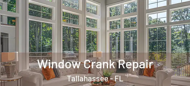  Window Crank Repair Tallahassee - FL